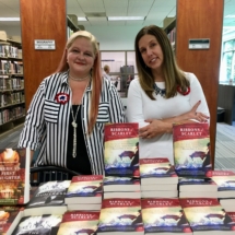 Laura and Kate at Lexington Main Library