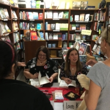 Me and Steph signing